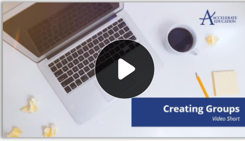 Creating Groups – Training and Professional Development