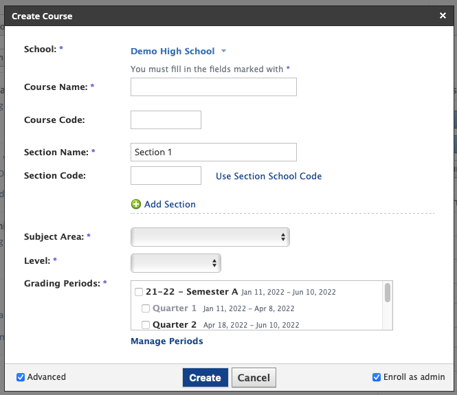 Schoology Importing Accelerate Education Courses Training and